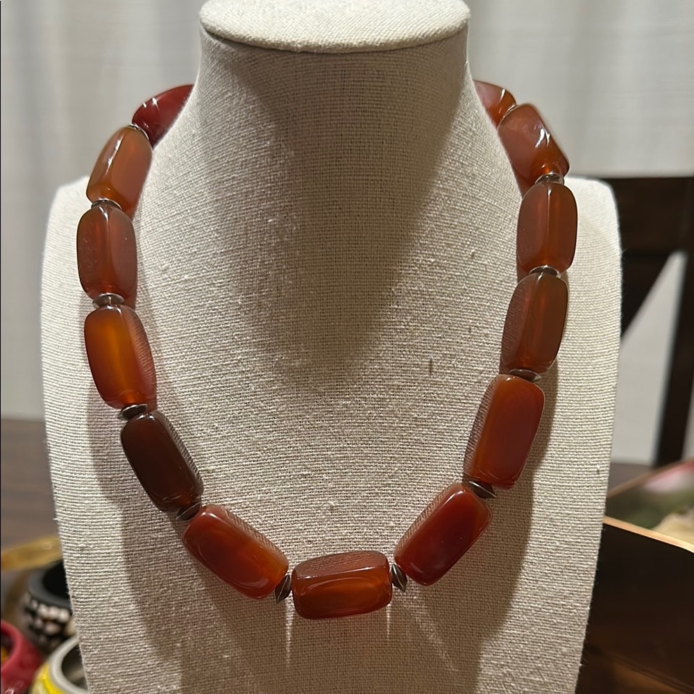 Carnelian stone Necklace